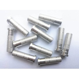 ANCLLO 50 Pack Aluminum Arrow Inserts with Archery Field Points Insrts .244 Arrow Shafts for Target Practice