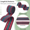 BENECREAT Woven Rubber Elastic Band Width Approx. 2.9 inches (50