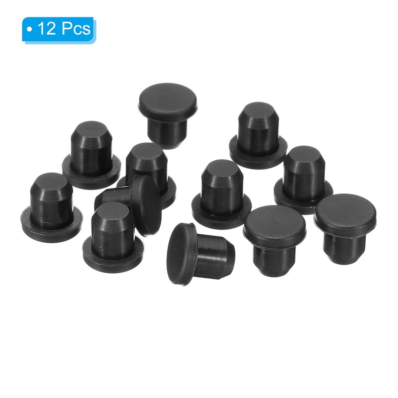 MECCANIXITY Silicone Rubber Solid Plug Soft Flexible Stoppers for 7-7.5mm