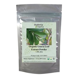 Guava Extract Powder 1.8% Zinc, Organic Item # GUV30043 (3.5 oz / 100 g)