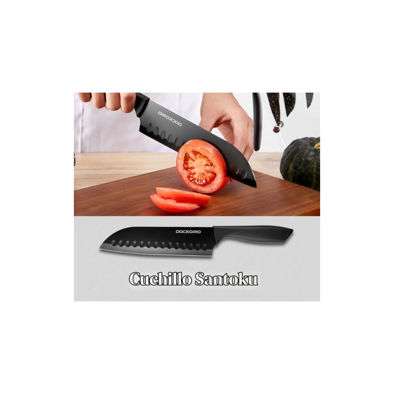 Cuchillo de chef de 8 pulgadas, cuchillo de cocina profesional