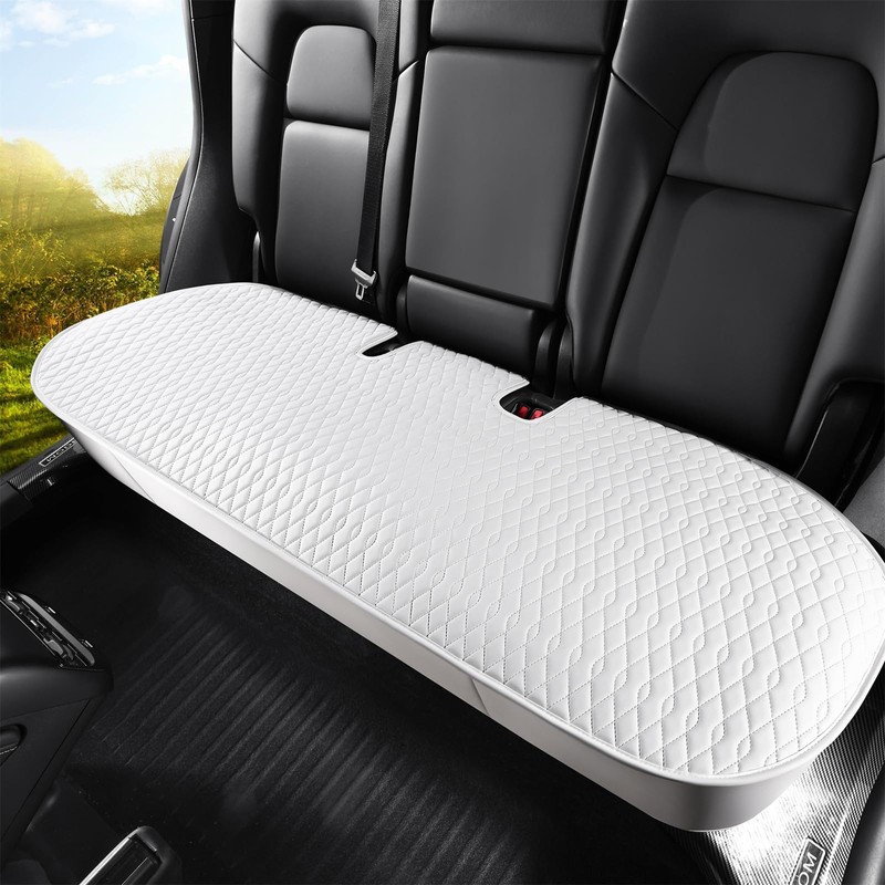 SanQing Car Seat Cover Luxury Napa Leather Rear Seat Covers