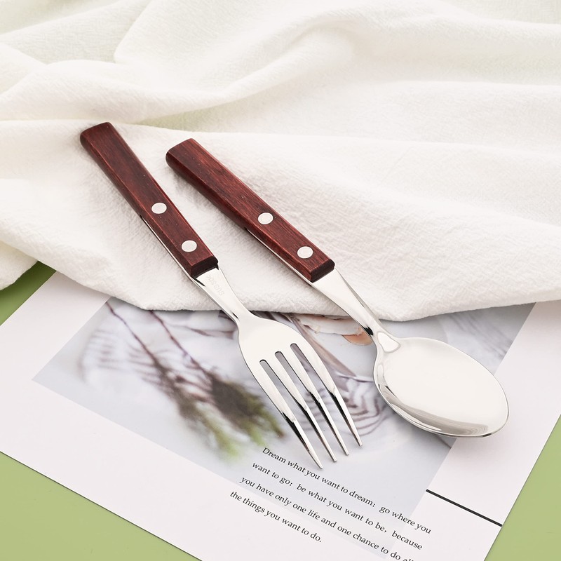Uniturcky 8-Piece Dinner Forks Set, 304 Stainless Steel Forks with