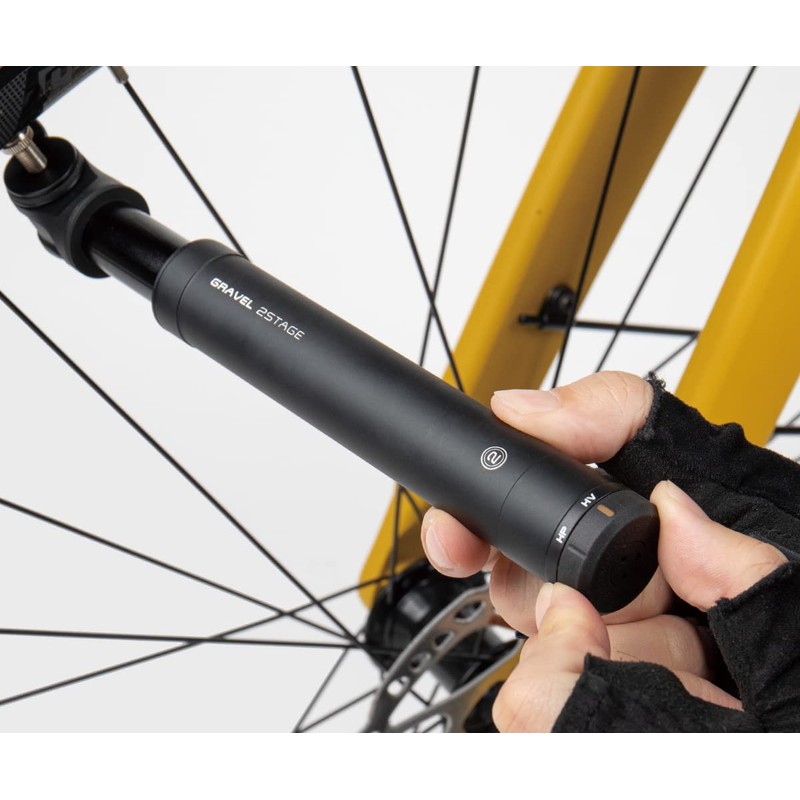Topeak Gravel 2Stage Mini Cycle Hand Pump Features an Innovative