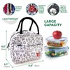 FLOCK THREE Waterproof Insulated Reusable Lunch Bag Food Drinks Container