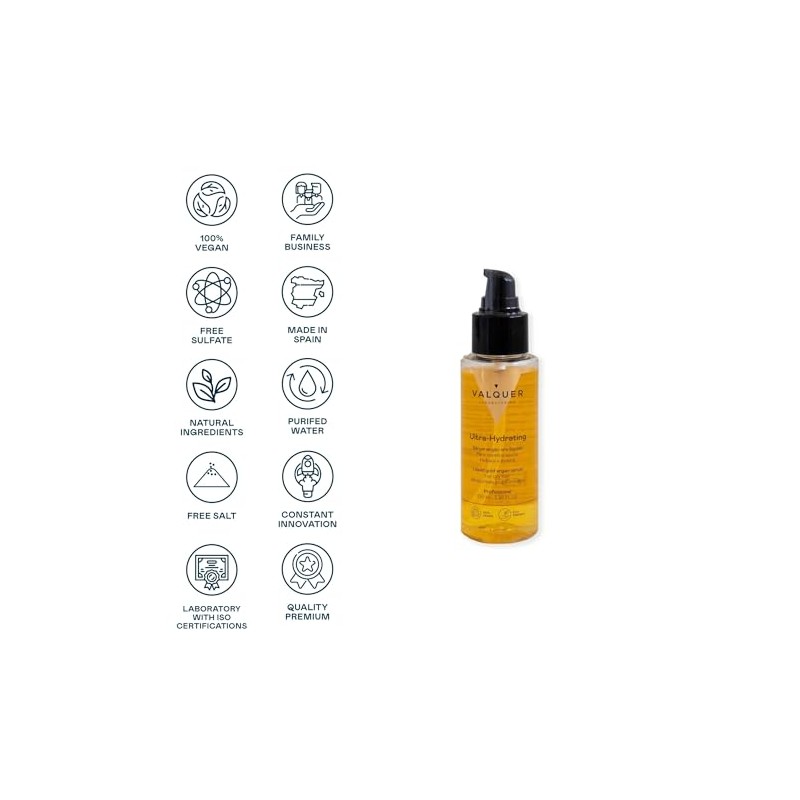 VALQUER Sérum Capilar con Aceite de Argán y Zanahoria 100