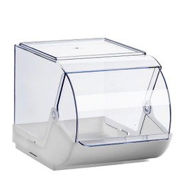 hünersdorff Plastic Box Polypropylene with Transparent Hinged Lid 3.7 Litre Capacity Transparent