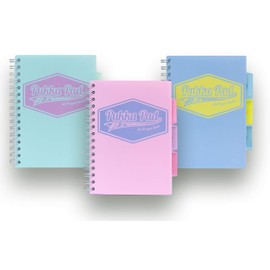 Pukka Blue A5 Project Book Wirebound Pastel Colour