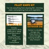SE 5-Piece Fish Fillet Set, Multipurpose Set Ideal for Cleaning,