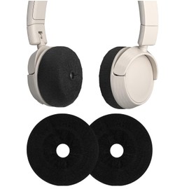 Covers 2 Pairs Compatible Ear Pad Covers Stretch Knit 8-11CM Anti-aging Super Stretch Ear Pad Cover Headphone Cover Compatible Washable Dustproof Anti-aging for Headphones Black