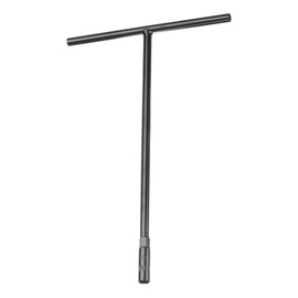 sourcing map T-Handle Metric Socket Wrench 8mm CR-V 6-Point Hex Hexagon T-Shape Spanner for Motorcycle Bicycle Car Repair, Black