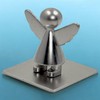MIJOMA Magnetic Guardian Angel Note Holder: Your Car Cockpit Companion,