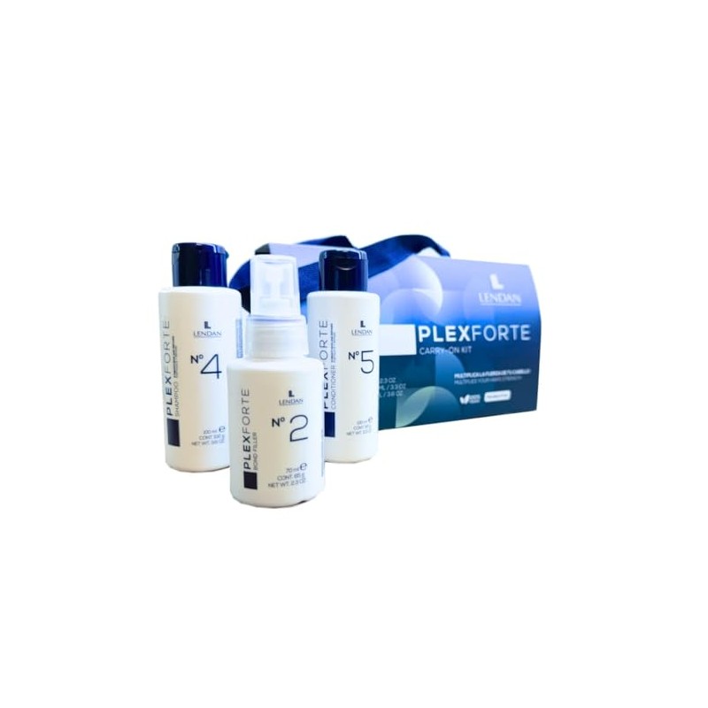 Lendan Plex Forte Carry-On Kit 3 Productos (1uni. Champú Nº4