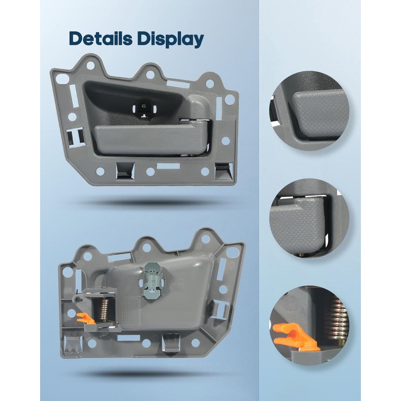 ECCPP Door Handles Interior Inside Inner Driver Passenger Side for