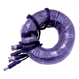 Cable Siames Para Cctc  Armado Video Y Alimentación 18 Mts