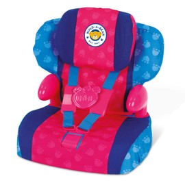 Casdon Build-A-Bear Workshop Furry Friend Toy Car Booster Seat | For Kids Aged 3+ | Use at Home or in Car | Adjustable Headrest & Seatbelt Lock | Fits Cuddly Toys | Bear Not Included