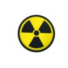 Atomic Radioactive Yellow PVC Airsoft Paintball Velcro Patch Squad Patch