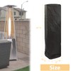 asdmm Waterproof Glass Tube Heater Cover - Outdoor Square Standing