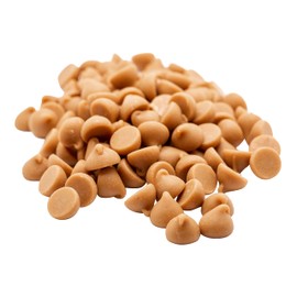 Peanut Butter Chips for Baking, OliveNation Peanut Butter Baking Chips, Full Size Edible Decoration & Topping Morsels - 8 oz