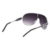 Khan Indy - One Piece Shield Sunglasses (Smoke Silver Black)