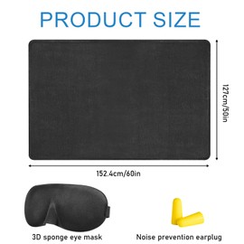 Travel Blanket Aeroplane Transformation Pillow 2 in 1.127 x 152 cm Travel Blanket Ultralight Warm, Travel Gadgets with Sleeping Mask and Earplugs, Portable Transformation Pillow for Business Trips,