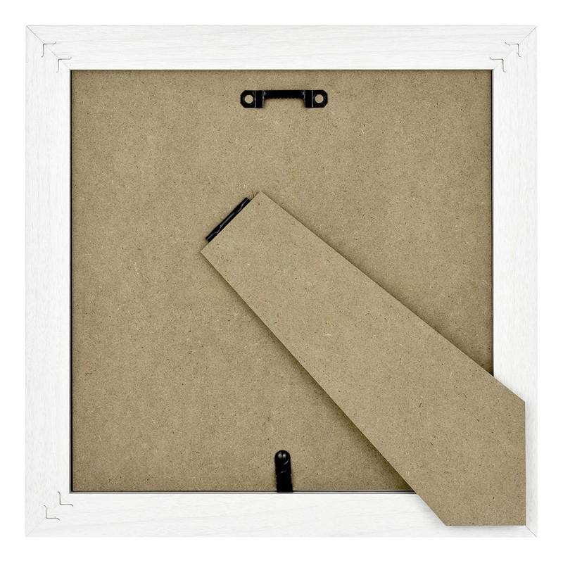 MCS 8x8 Inch Studio Gallery Frame, White Woodgrain