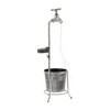 Lawn Lamp Solar Outdoor Waterproof Metal Faucet Durable Light Statue