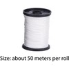 50 Meters Strong Bonded Nylon Thread White Nylon Sewing Thread