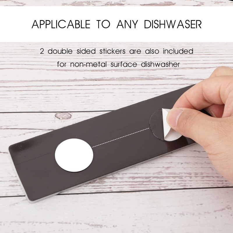 Elegant Dishwasher Magnet, Clean Dirty Sign Indicator with Slide Design,