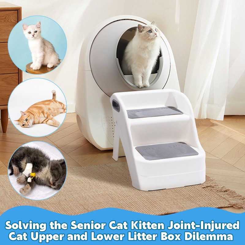 BALAPET Cat Ramp for Litter Box Litter Box Ramp Custom