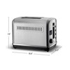 Gourmia GDT2650 Digital Multi-Function Stainless Steel Toaster