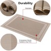 Xmkuwa Placemats, Washable PVC Table Mats, Woven Vinyl Placemat for
