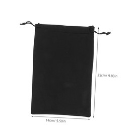 GANAZONO Eyewear Pouches for Ski Goggles 12 Pack Microfiber Material Scratchproof Drawstring Zipper Multi-Purpose Storage