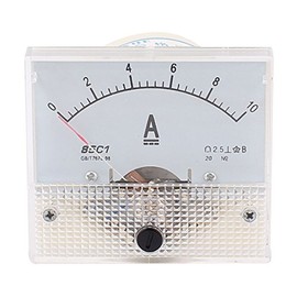sourcingmap DC 10A Analog Panel Current Meter Ammeter Gauge 85C1 0-10A