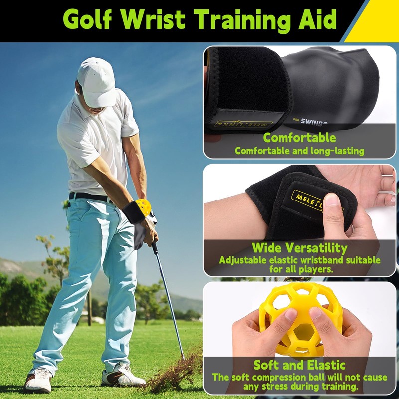 Quixion Golf Swing Trainer Ball, Golf Training Aids, Golf Swing