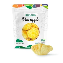 TROPICKOUT Freeze Dried FRUIT Snacks-Experience the Sugar-Free Fruit, Tasty and Healthy, Gluten-Free, Lactose-Free Goodness in Every Quick Snacks (48g) (1.7 oz (pack of 6), Pineapple)