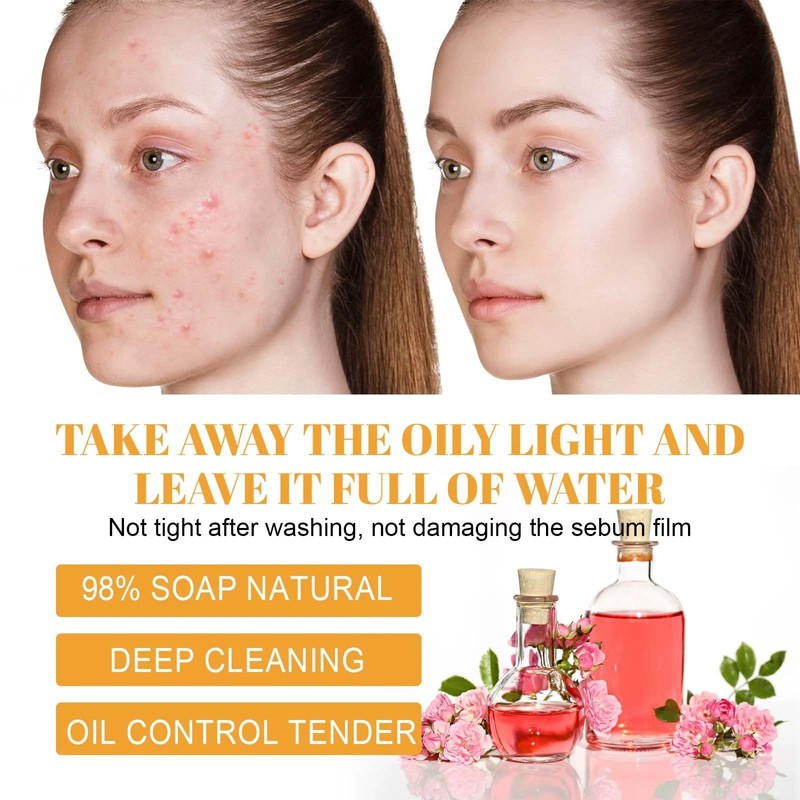 Turmeric Foaming Face Wash, Deep Cleansing Exfoliating Glow Wash Turmeric