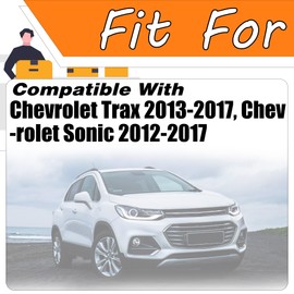 LEVANLIGHT Automatic Transmission Gear Shift Knob Handle (Chrome-Color) Compatible for Chevy Trax Sonic 2012-2017 Replace# 42539376 95179700