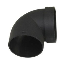 lcyen Auxiliary Heater Air Outlet Connection, Plastic Air Heater Diesel Auxiliary Heater, Arc Pipe Angle Heater Guide Pipe Accessories (75 mm)