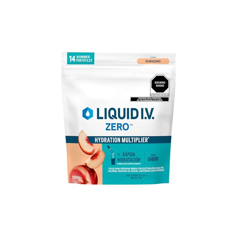 LIQUID I.V. Zero Electrolitos y Vitaminas en Polvo para preparar