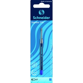 Schneider Express 735 Schreibgeräte Ballpoint Pen, Permanent, F, Blue Single Blister Card