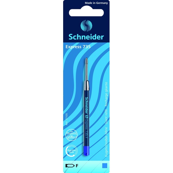 Schneider Express 735 Schreibgeräte Ballpoint Pen, Permanent, F, Blue Single