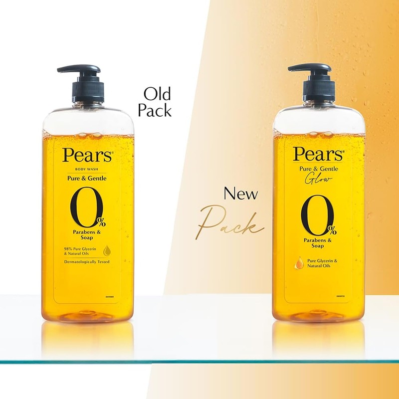 Pears Pure and Gentle Shower Gel, 250ml (Pack of 2)