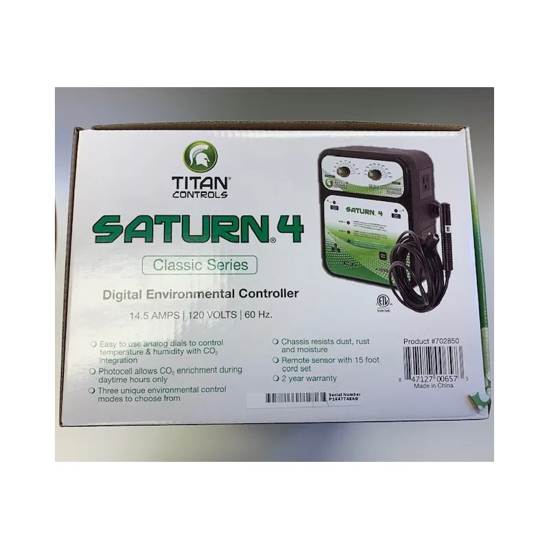 Titan Controls GROWERS Titan controls Saturn 4 digital environmental controller