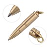 SMOOTHERPRO Solid Brass Keychain Ballpoint Pen Mini Necklace Ball Pen