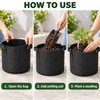 Felt Grow Bags for Vegetables, Strawberries & Flowers – Breathable