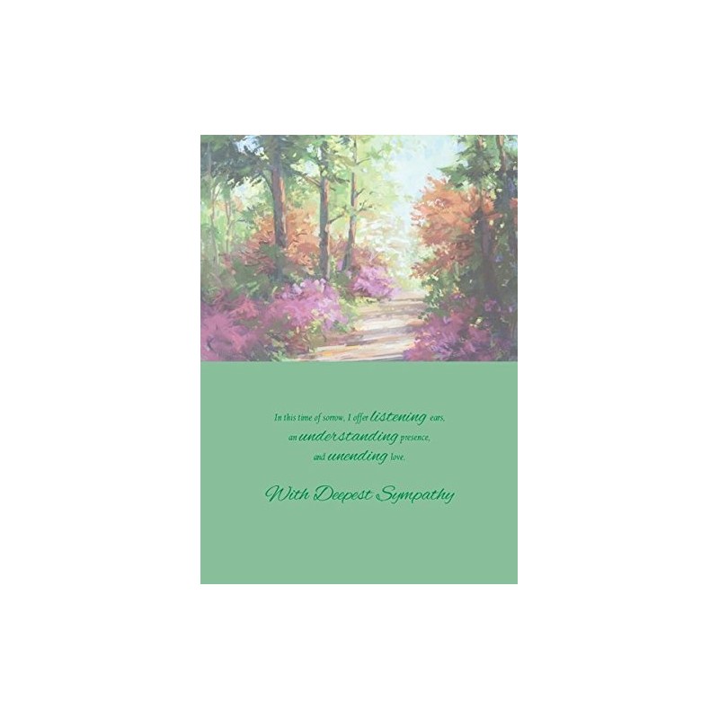 Gracefully Yours Blessed Mourning Sympathy Greeting Cards Featuring Marian Hirsch,