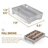 5" x 8" Pellet Smoker Tray 12 Hours of Billowing
