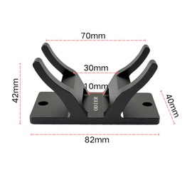 ODIER Bike Rear Wheel Holder for Roof Rack Truck Floor and Van Track Conpatible with Road Bike Mountain Bike Fold Bike Fat Tire Bike