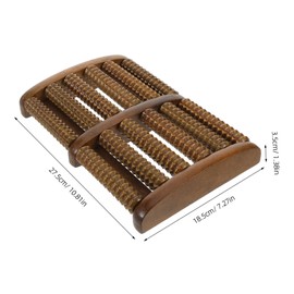 TOVINANNA Natural Wood Foot Massage Roller Acupoint Massager for Calf Relief Travel Friendly Design for Home and Office Use Foot Roller for Fatigue Relief and Improved Sleep